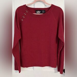 Harley-Davidson dark red Women's Sweater